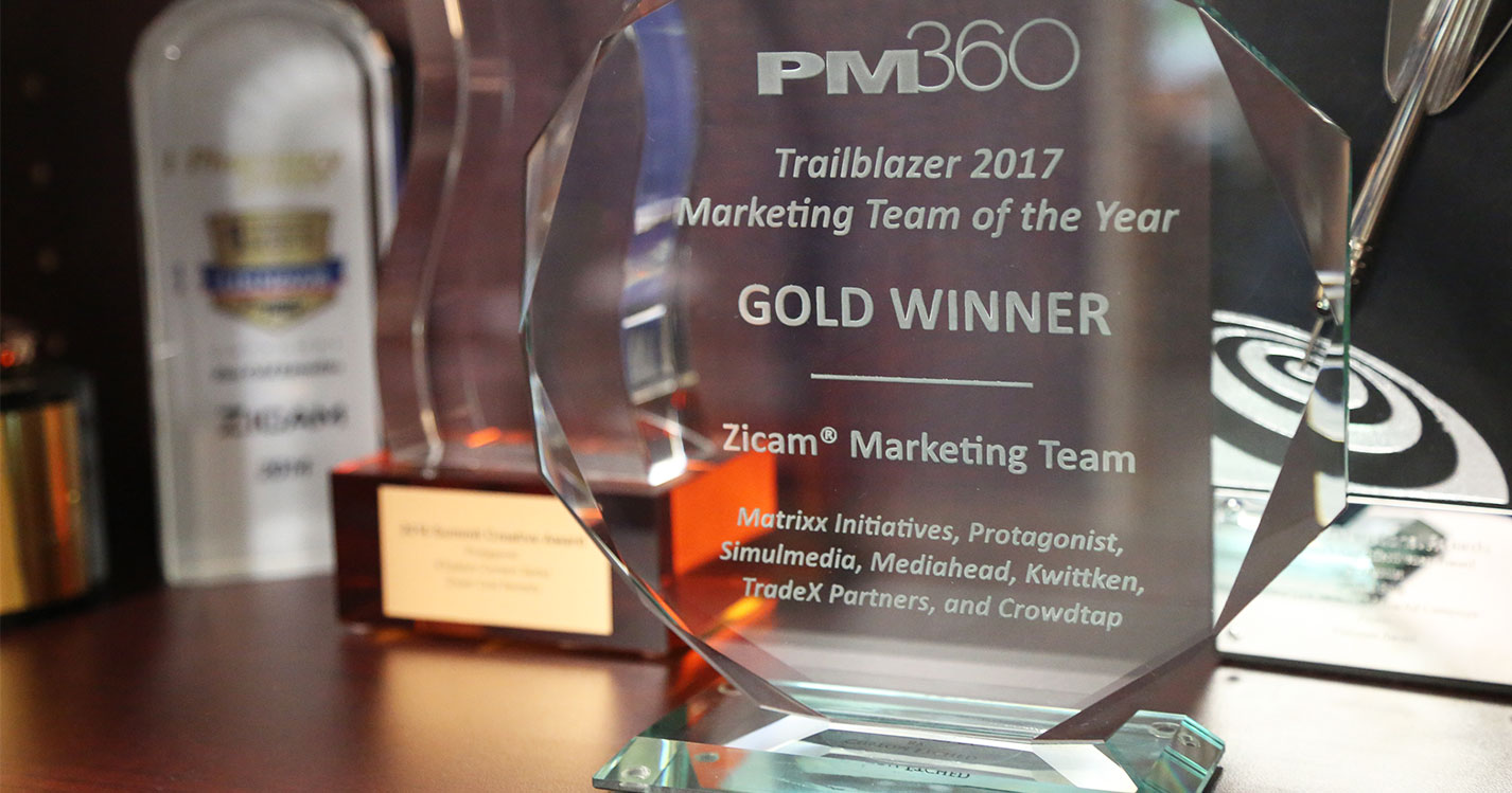 Zicam's Marketing Team of the Year award from the PM360 Trailblazer Awards